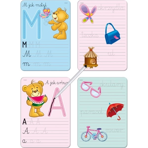 Bear Kris Write and Erase Letter Boards