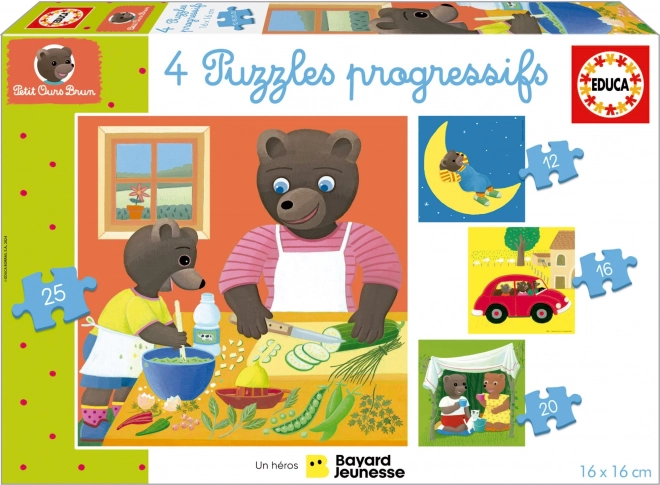 Petit Ours Brun Puzzle Set - EDUCA