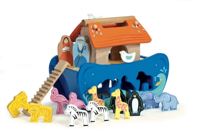 Wooden Noah's Ark Shape Sorter