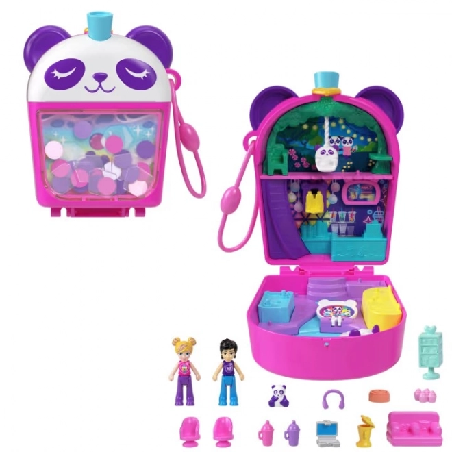 Polly Pocket Bubble Tea Panda Compact Set