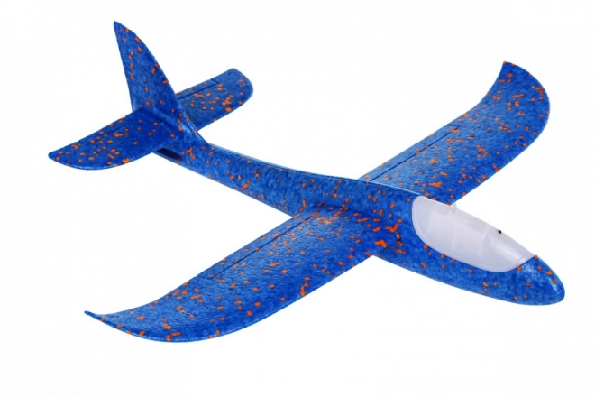 Foam Airplane Model with Movable Fin and Light