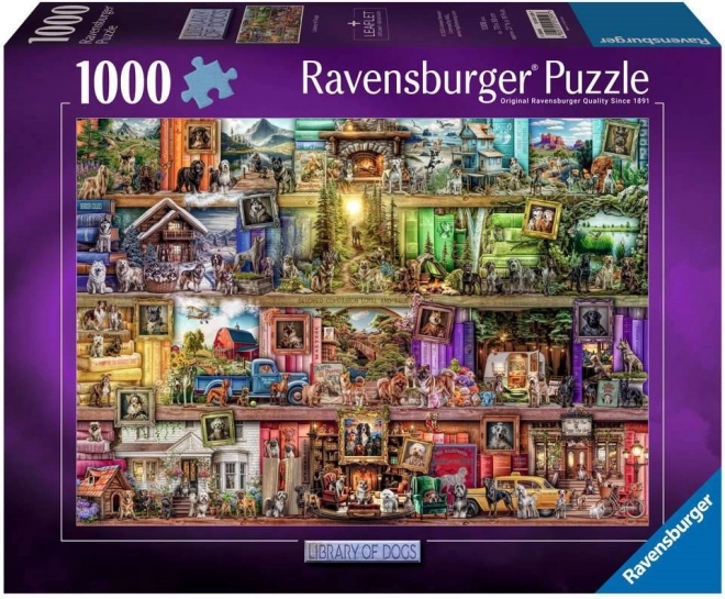 Ravensburger Dogs Library Puzzle 1000 Pieces