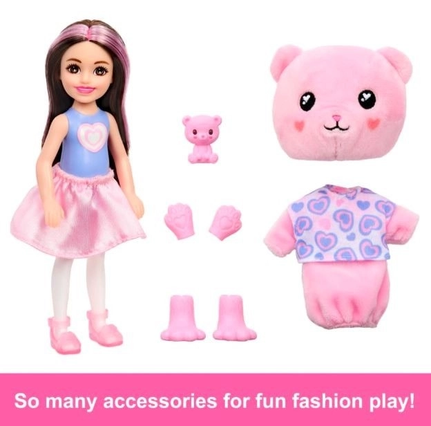 Barbie Cutie Reveal Chelsea Pastel Edition Bear