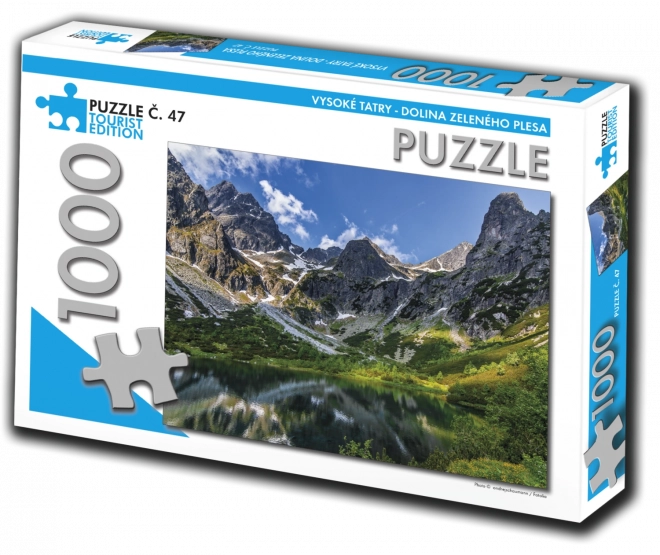 Tourist Edition Puzzle Vysoké Tatry Dolina Zeleného Plesa 1000 Pieces