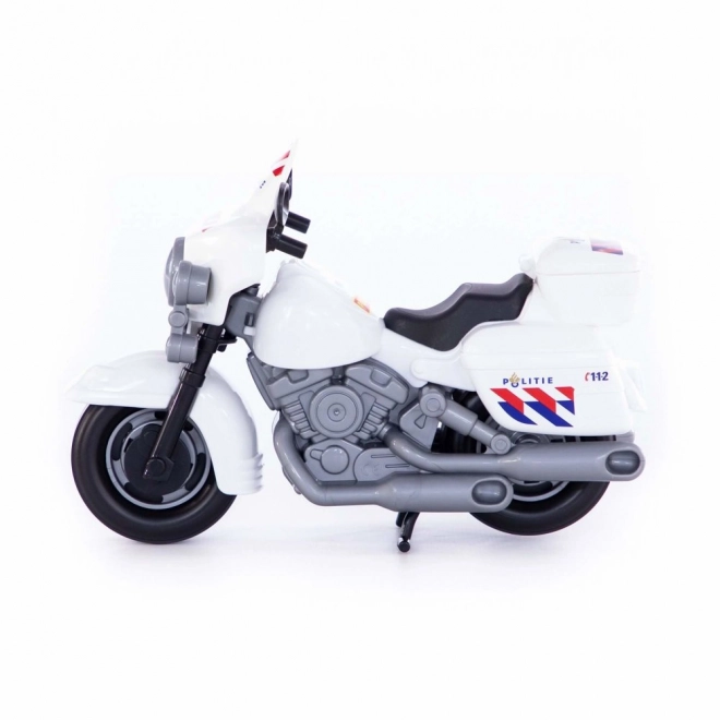 Police Motorcycle for Kids White