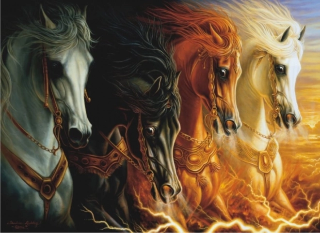 Four Horses of the Apocalypse Puzzle 1000 Pieces