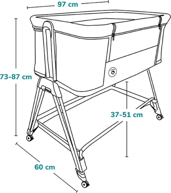 7 height levels and mattress tilt