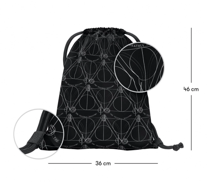 Baagl Drawstring Bag Harry Potter Deathly Hallows