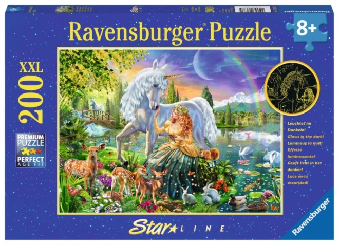 Ravensburger Glowing Puzzle Magical Beauty XXL 200 Pieces