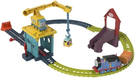 Thomas & Friends – Carly the Crane and Sandy, Motorized Train Set