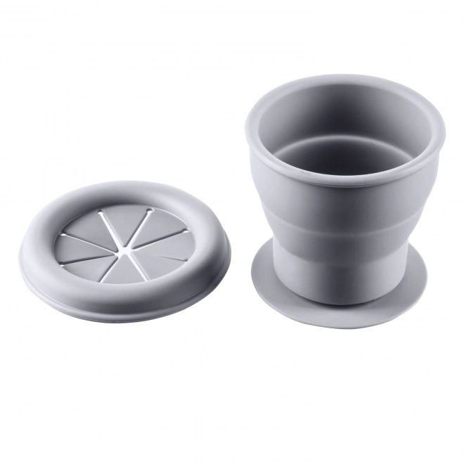 Silicone Suction Snack Bowl Dove Grey