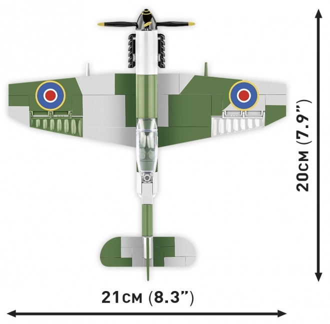 Spitfire Mk. XVI Bubbletop Construction Blocks Set