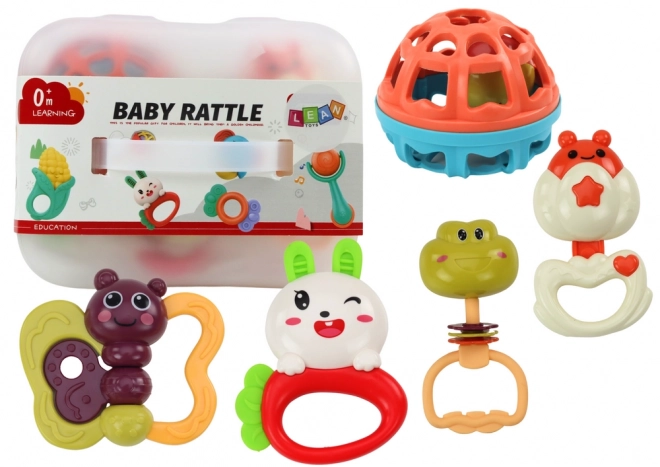 Baby Rattle Toy Set in Box 5 Pieces