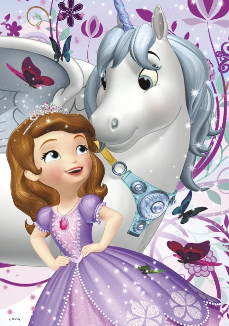 Sofia the First and Unicorn Gem Puzzle