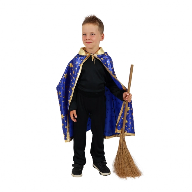 Magic Blue Witch Cloak for Kids