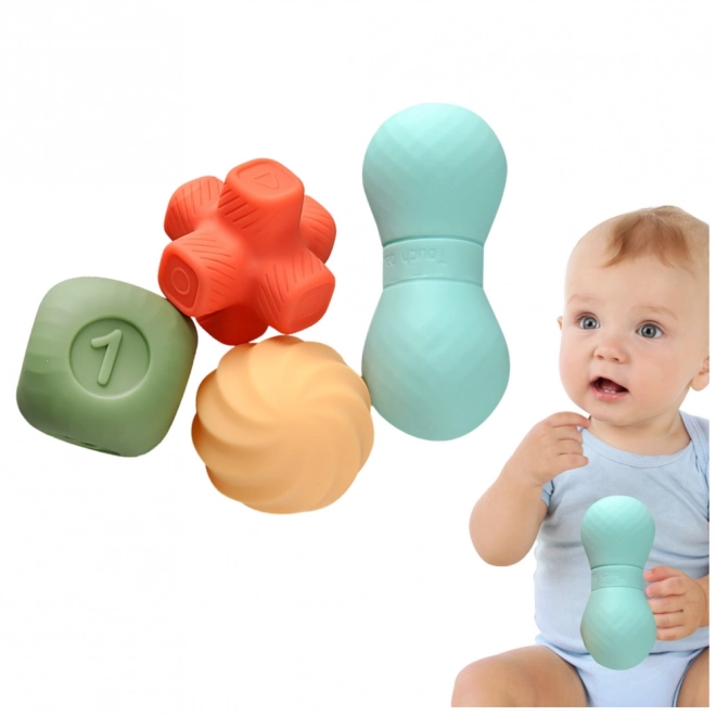 Set of Soft Sensory Toys and Blocks