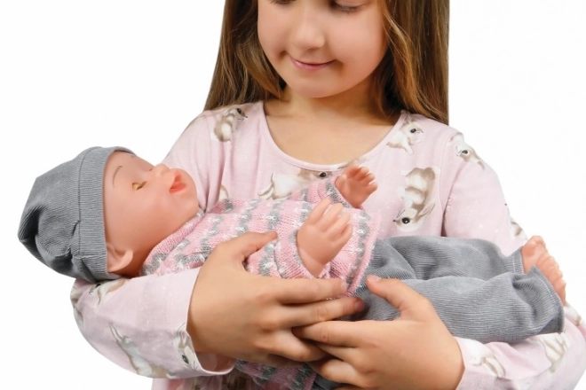 Interactive Crying Baby Doll 43 cm by Natalya Collection