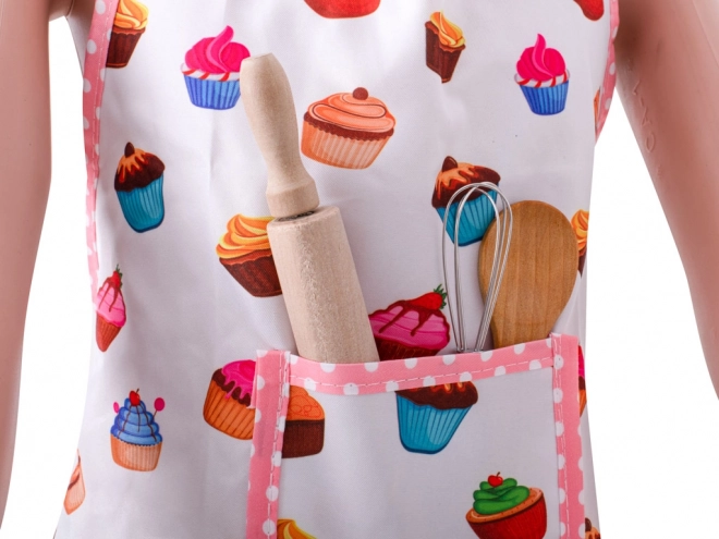 Children's Chef Set with Apron and Baking Accessories