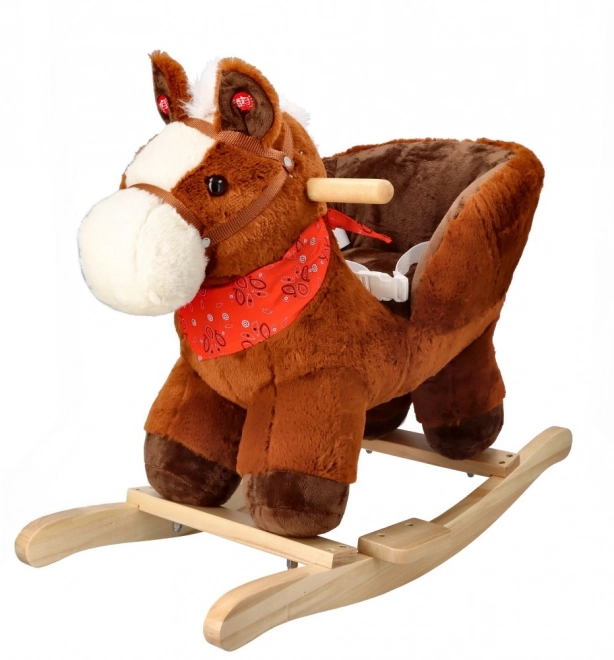 Brown Rocking Horse with Seat