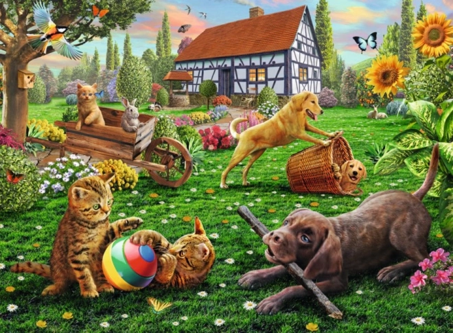 Garden Playtime XXL Puzzle - 200 Pieces