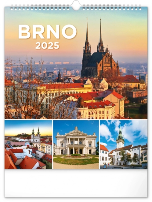 Wall Calendar Brno 2025