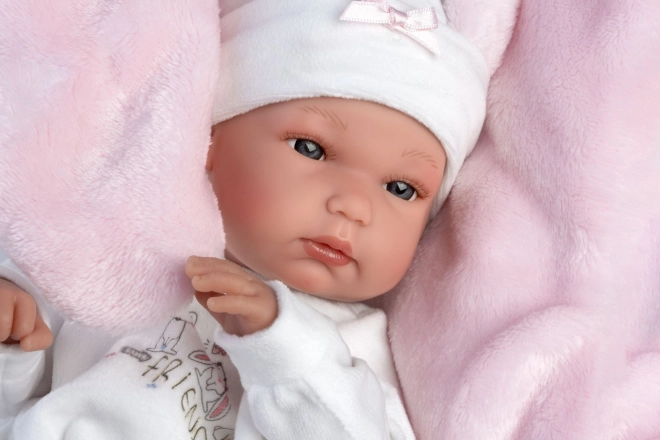 Realistic Baby Doll with Vinyl Body - 35 cm