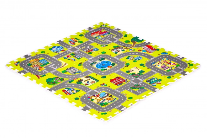 Foam Puzzle Mat City 9 Piece