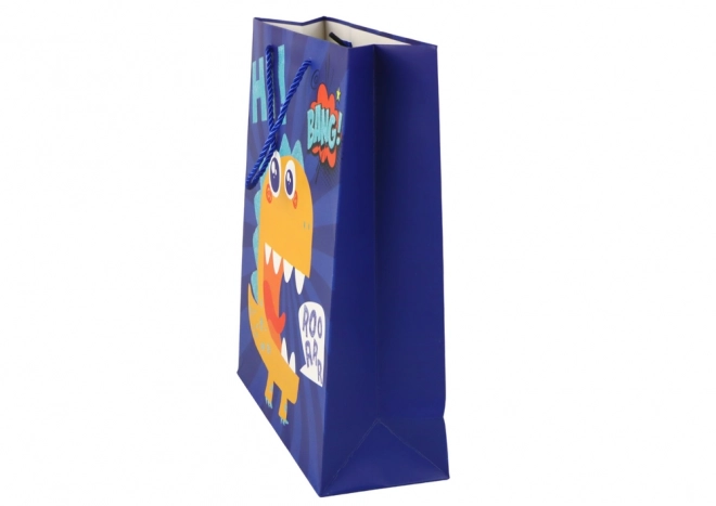 Blue Dinosaur Gift Bag