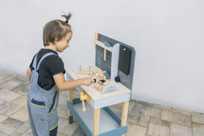 Wooden Workbench for Kids