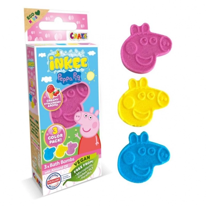 Peppa Pig Fizzy Bath Bomb Mini Pack