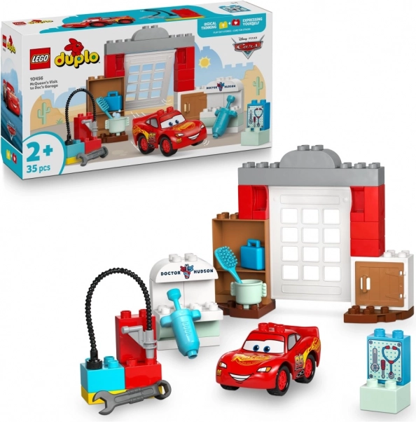 LEGO DUPLO Disney McQueen und Besuch in Doktor Hudsons Garage