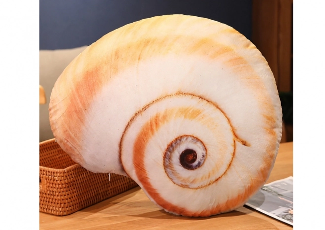 Plush Snail Shell Pillow