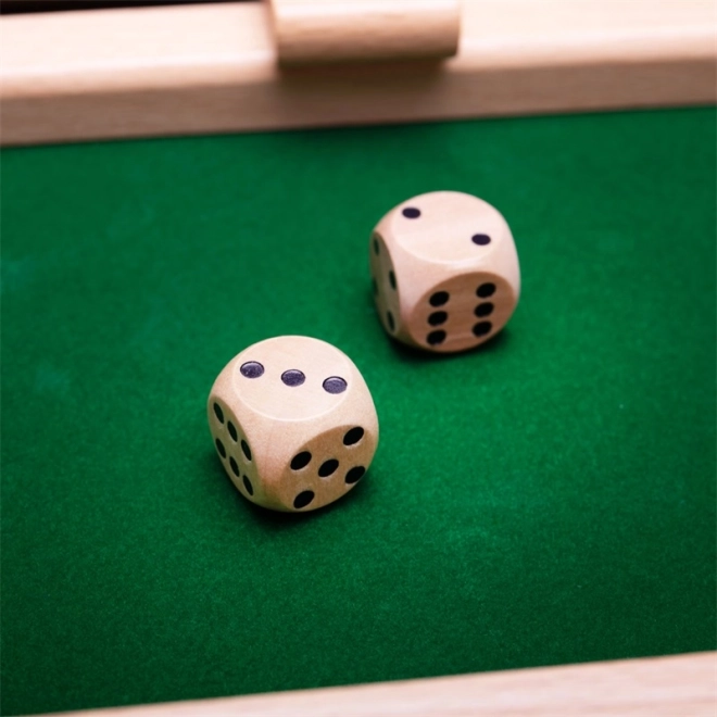 Wooden Shut the Box Game by Bigjigs Toys