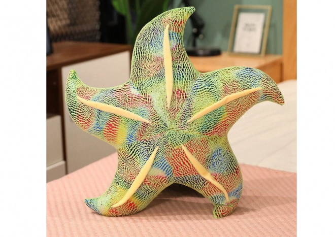 Green Starfish Plush Pillow