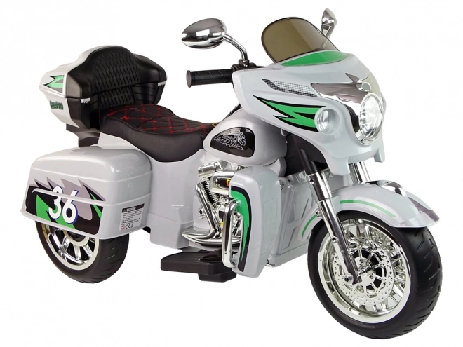 Battery-Powered Tricycle Goldwing Gray