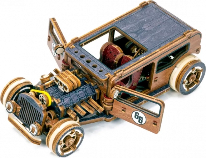 Wooden City 3D Puzzle Hot Rod Limited Edition