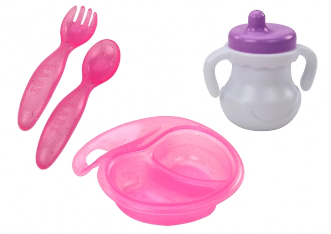 Baby Doll With Feeding Accessories