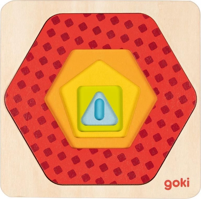 Goki Multilayer Geometric Shape Puzzle