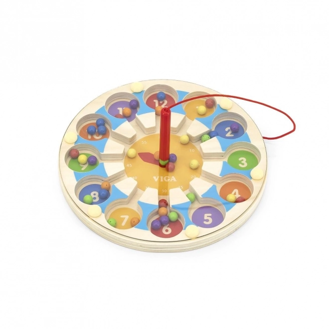 Wooden Magnetic Clock