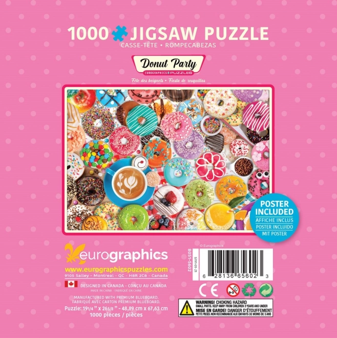 Eurographics Puzzle - Doughnut Celebration (1000 Pieces)