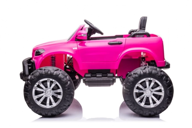 Mercedes Battery Operated Car Barbie Pink