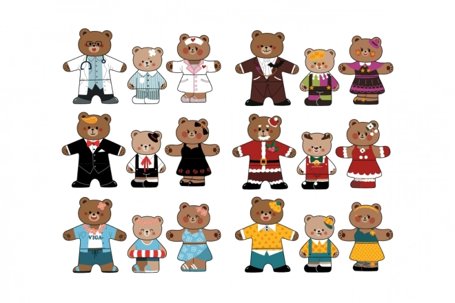 Wooden Magnetic Dress-Up Set