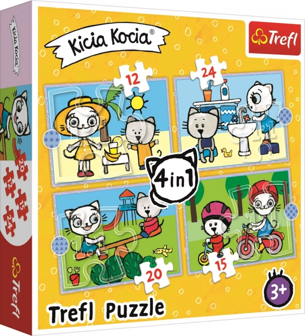 Kicia Kocia Day Puzzles by Trefl