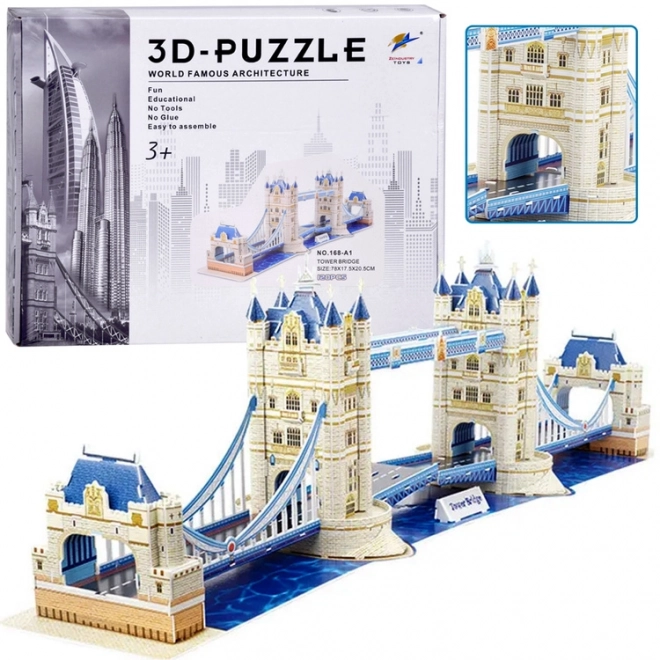 3d puzzle tower bridge 120 pieces