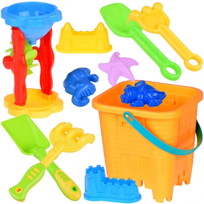 Sand Playset with Bucket, Molds, and Tools