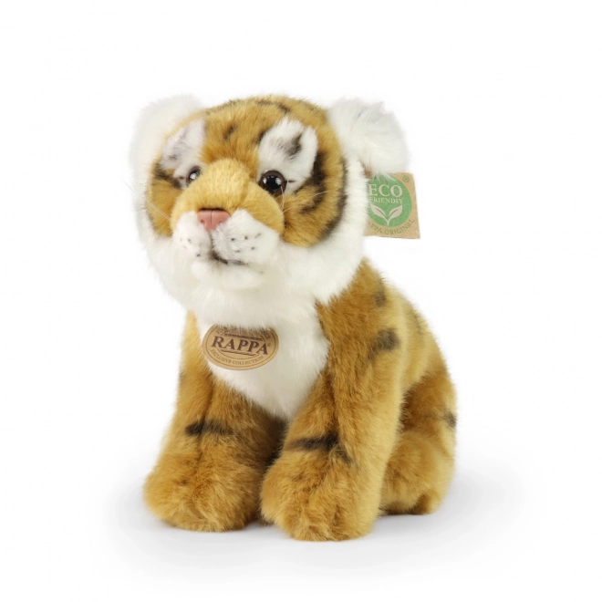 Plush Sitting Tiger 25 cm Eco-Friendly