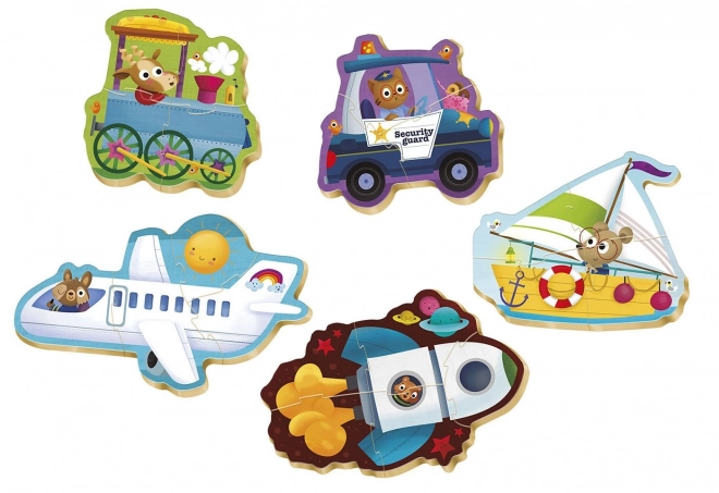 Educa Baby Animal Transportation Puzzles