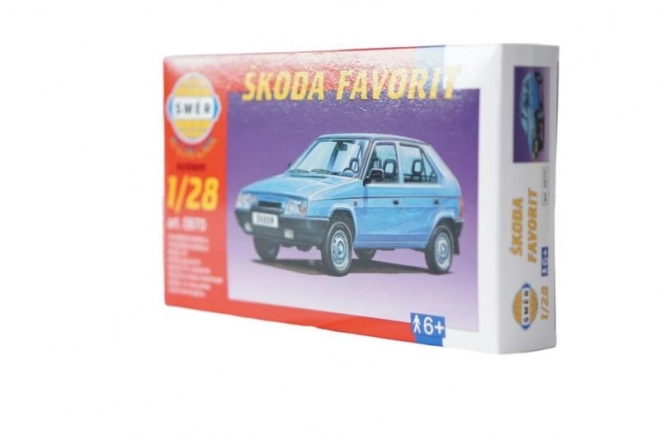 Skoda Favorit Model Kit 1:28