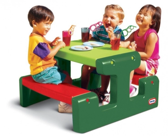 Little Tikes Jr. Picnic Table Evergreen