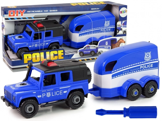 Police Off-Road Transporter DIY Set